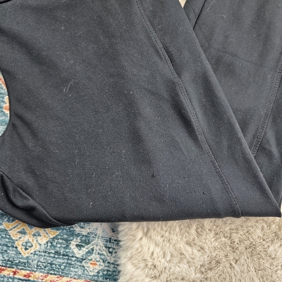 Danskin 7/8 Zip Pocket Legging Black Large - Picture 3 of 7